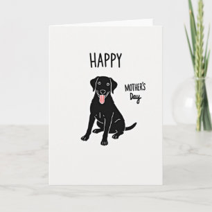 Dog Happy Mothers Day Art Card