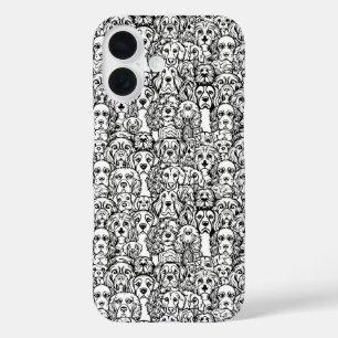 Dog Head Pattern Phone Case