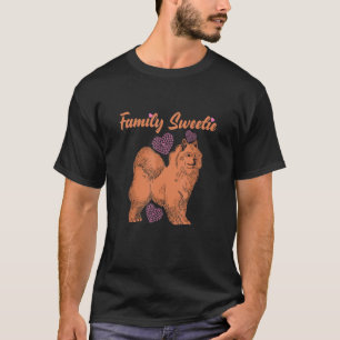 Dog Heart Family Paw Dog Breed Dog Fur Cute Samoye T-Shirt