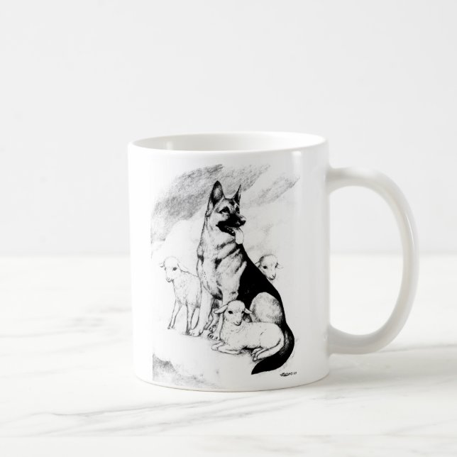 Dog Heaven Coffee Mug (Right)