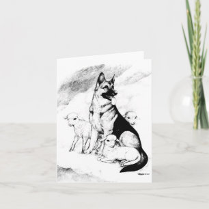 Dog Heaven, the Master's Flock Card