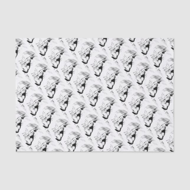 Dog Heaven, the Master's Flock Tissue Paper (Front)