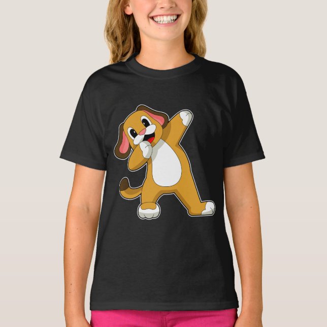 Dog Hip Hop Dance T-Shirt (Front)