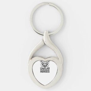 Dog Horse Lover Vintage Leading Men Design_1 Key Ring