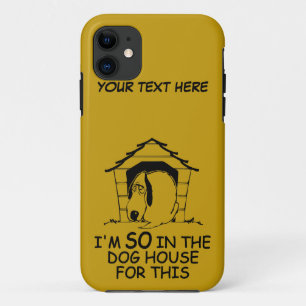 DOG HOUSE custom colour iPhone case