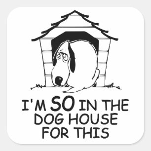 DOG HOUSE custom colour  stickers