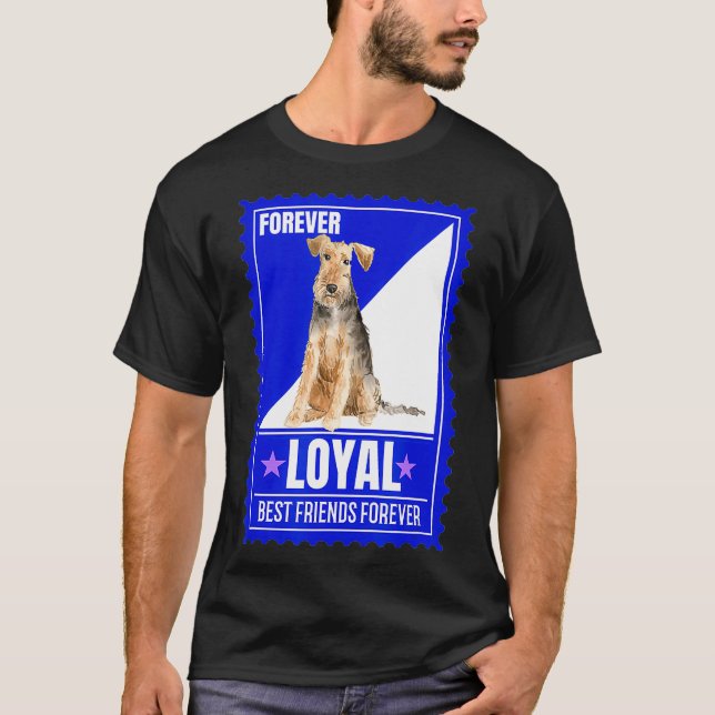 Dog Humor Terrier Dog Quote Forever Stamps Collect T-Shirt (Front)