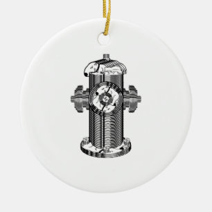 Dog Hydrant Ceramic Ornament