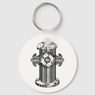 Dog Hydrant Key Ring