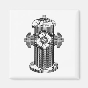 Dog Hydrant Magnet