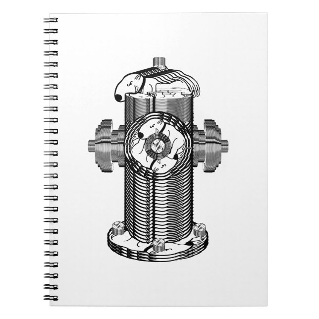 Dog Hydrant Notebook (Front)