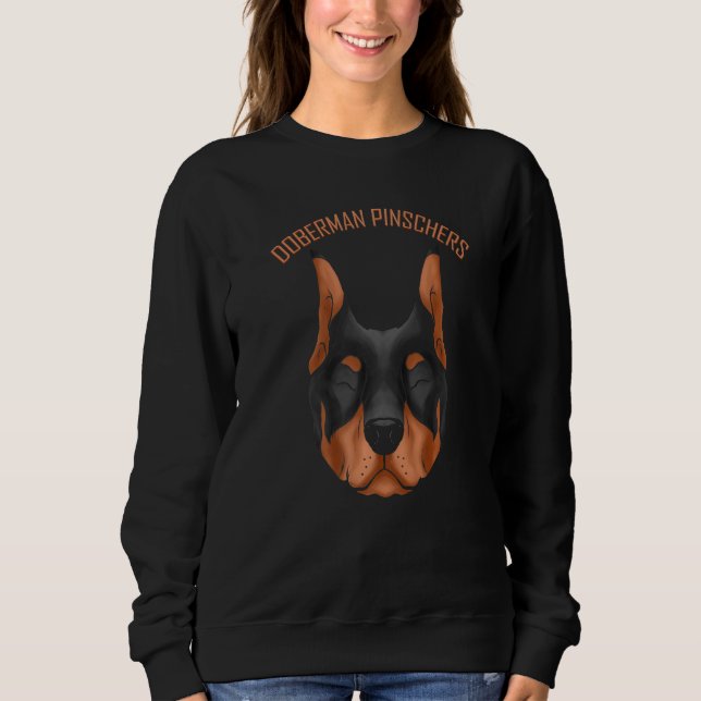 Dog   I Love My Doberman Pinscher Sweatshirt (Front)