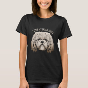 Dog I Love My Lhasa Apso T-Shirt