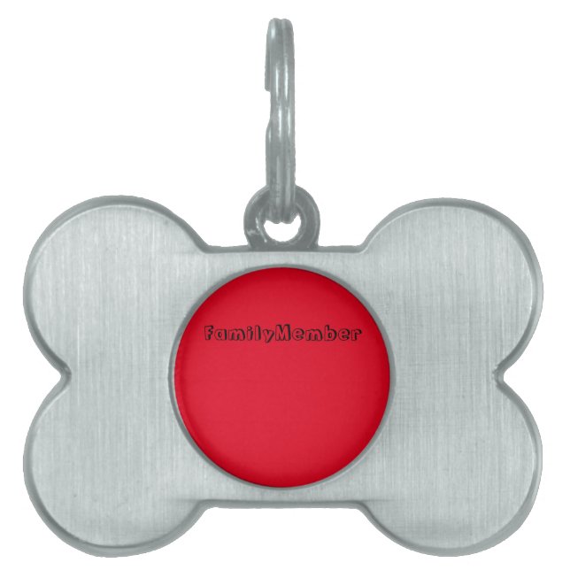 DOG ID TAG ART STYLE DESIGN (Front)