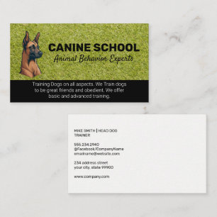 Dog Illustration   Astroturf  Business Card