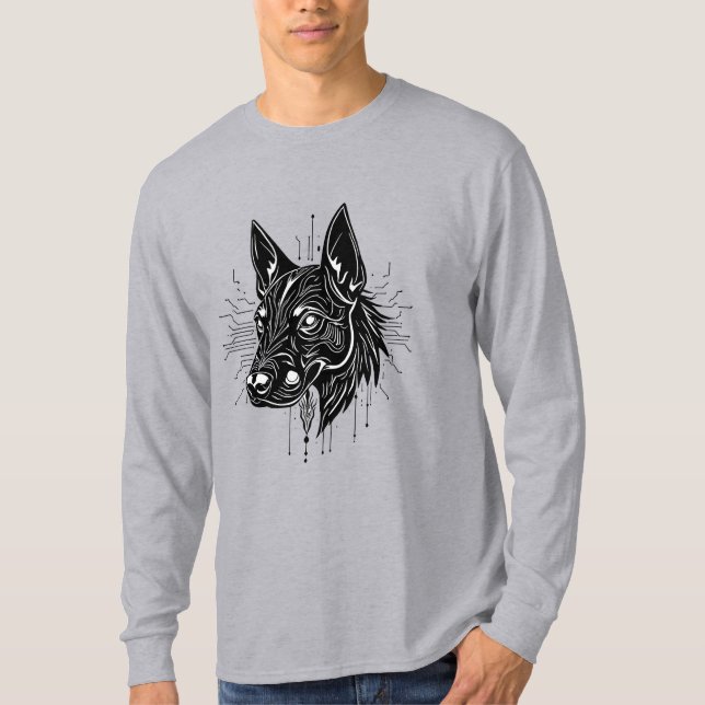 Dog illustration T-Shirt (Front)