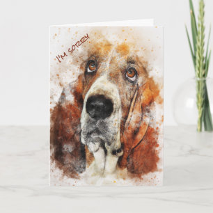 Dog I'm Sorry / Please Forgive Me Apology Card
