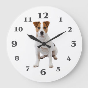 Dog image for Round (Large) Wall Clock