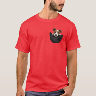Dog in a Pocket Cute Russell Terrier Puppy T-Shirt