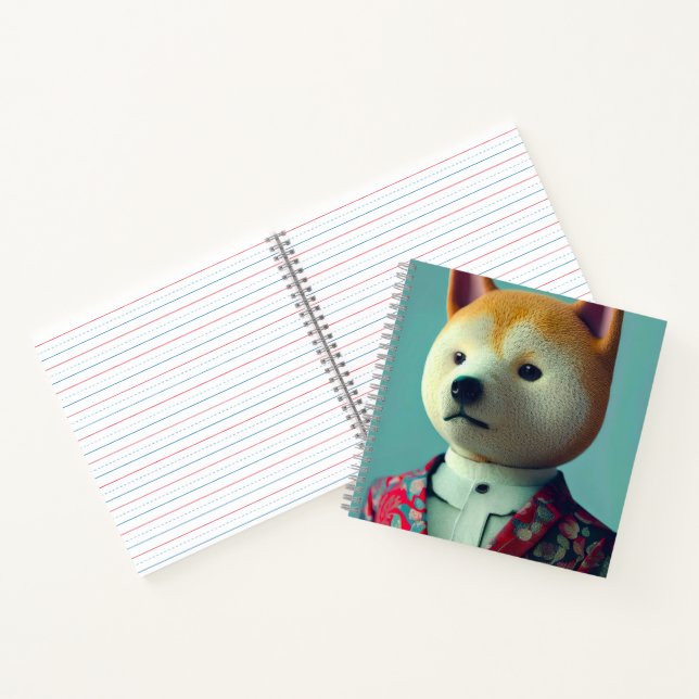 Dog in a suit notebook (Inside)