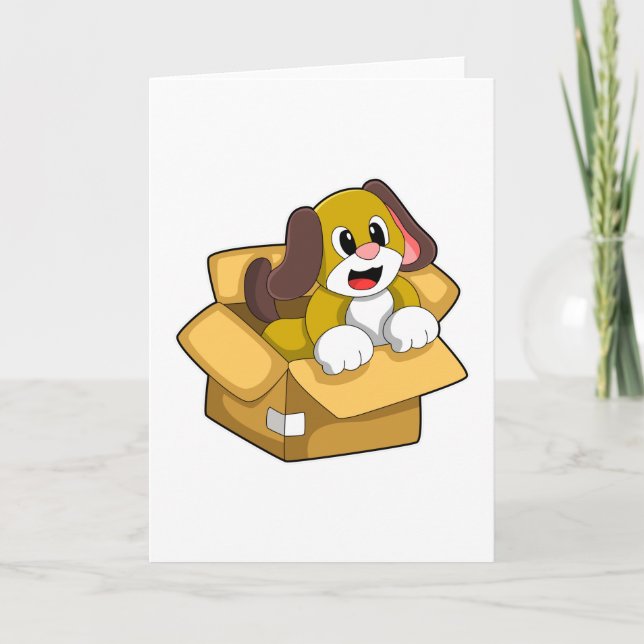 Dog in Box Card (Front)