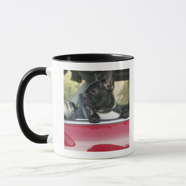 Dog in car mug (Left)