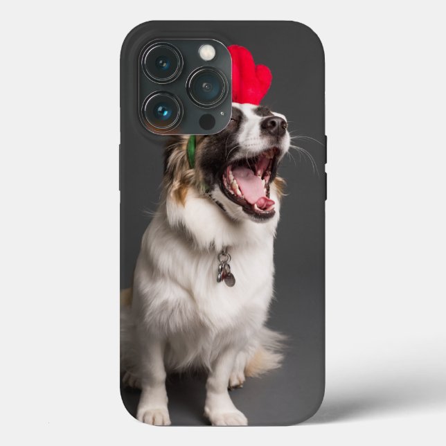 Dog in deer horns Case-Mate iPhone case (Back)