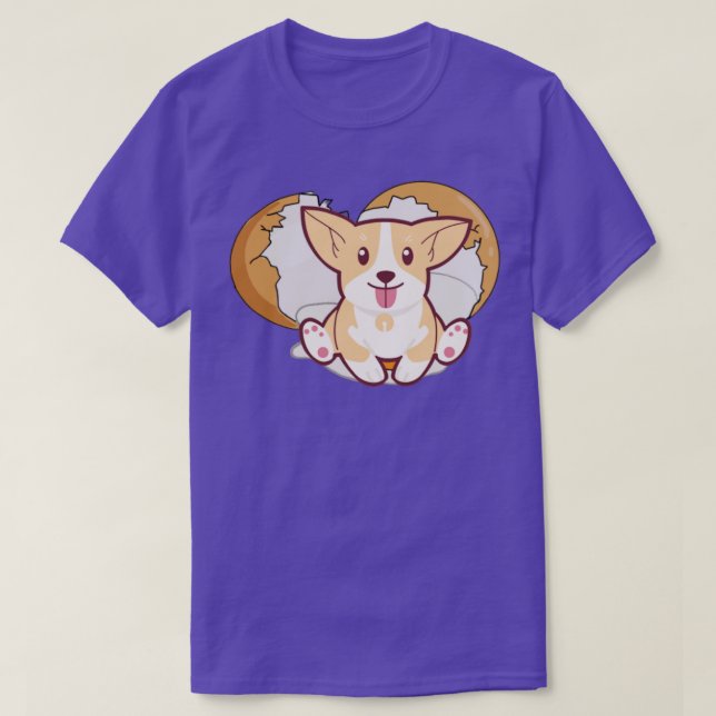 Dog in egg 50 T-Shirt (Design Front)