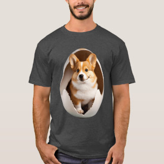Dog in egg friends friends T-Shirt