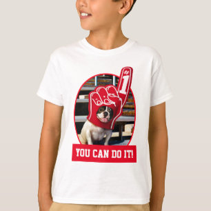 Dog In Foam Hand T-Shirt