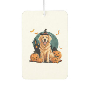 dog in halloween funny car air freshener