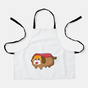 Dog in Hotdog Apron
