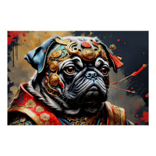 DOG IN IMPERIAL ATTIRE 2 POSTER