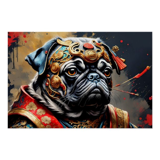 DOG IN IMPERIAL ATTIRE 2 POSTER (Front)
