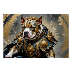 DOG IN IMPERIAL ATTIRE 3 POSTER