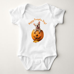Dog in Jack-o-Lantern Baby Bodysuit