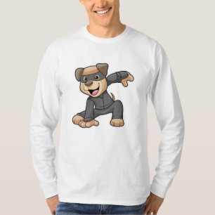 Dog in Ninja Costume T-Shirt