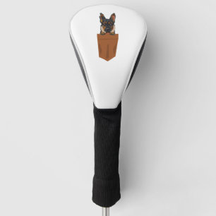 Dog in Pocket Funny Puppy for Dog Lovers Rottweile Golf Head Cover