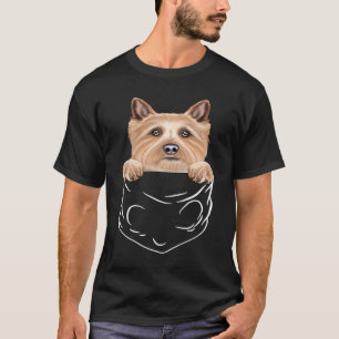 Dog In Pocket Norwich Terrier  Dog T-Shirt