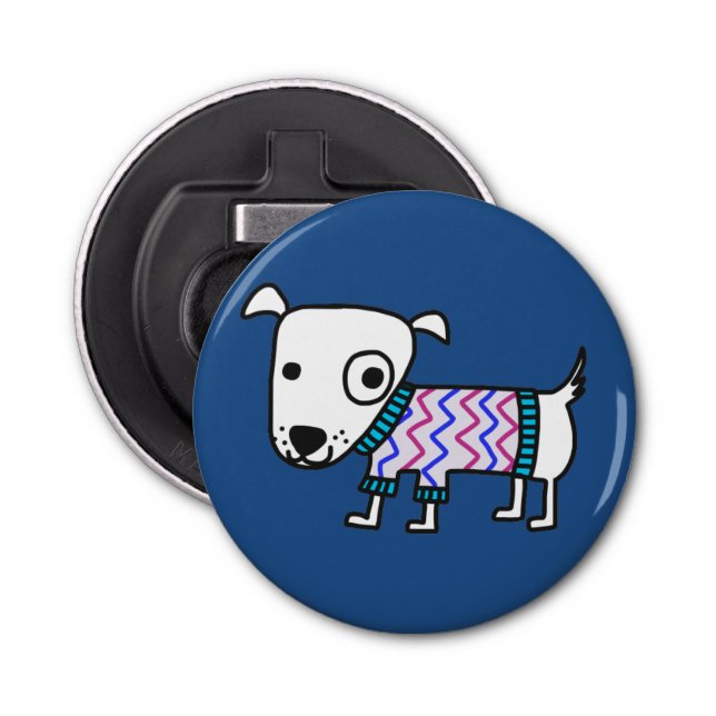 Dog In Sweater, bottle opener (Front)