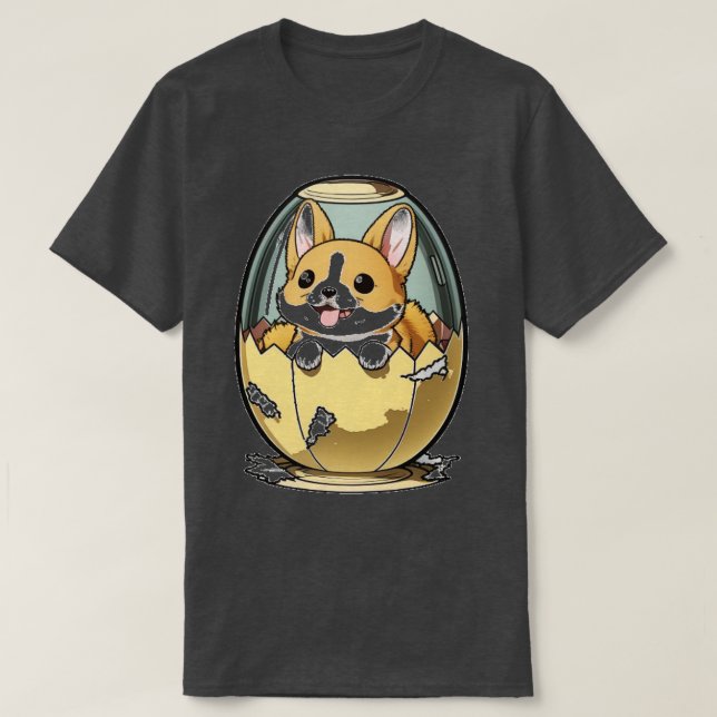 Dog in the Egg 101 T-Shirt (Design Front)