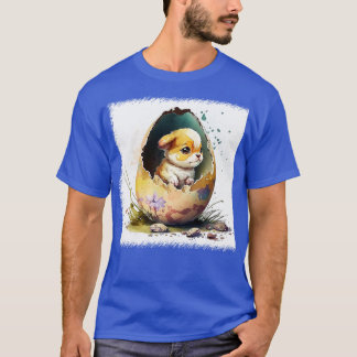 Dog in the egg 157 T-Shirt