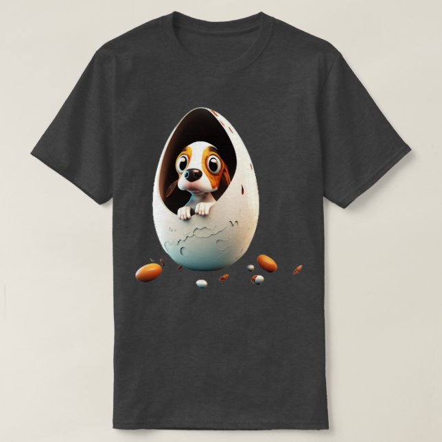 dog in the egg 293 T-Shirt (Design Front)