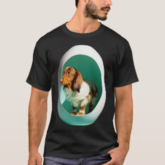 dog in the egg classic tshirt sticker 3