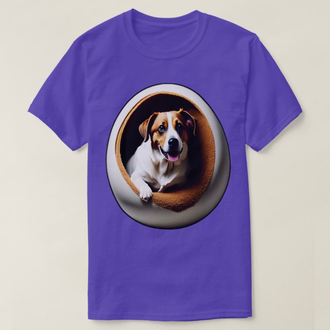 Dog In The Egg Funny 2023 T-Shirt (Design Front)