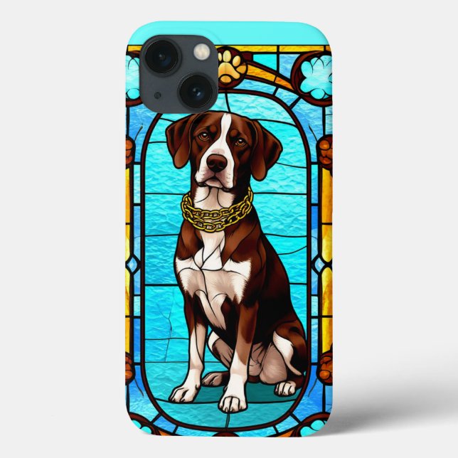 Dog in Vibrant Colours and Details Case-Mate iPhone Case (Back)