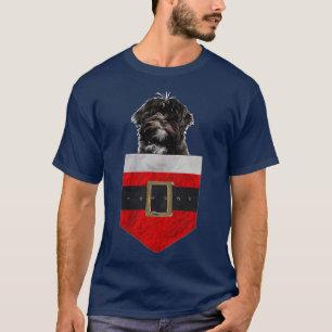 Dog in your Pocket Santa Lhasa Apso T-Shirt