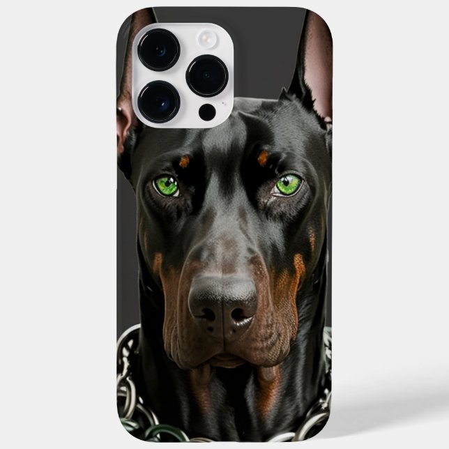 Dog Iphone Case - Dobermann (Back)