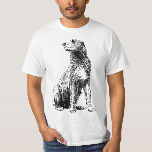 Dog Irish Wolfhound T-Shirt (Front)