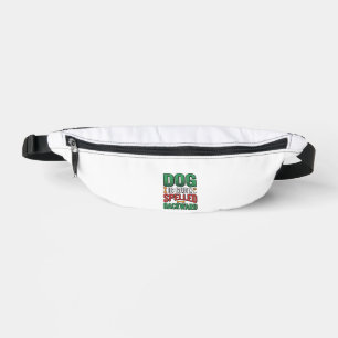Dog Is God Spelled Backward Vintage Pet Lover Desi Bum Bags